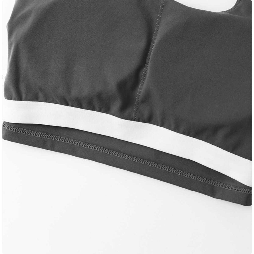 Solid Color Sports Bra Custom Crop Tops