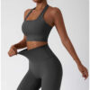 Solid Color Sports Bra Custom Crop Tops