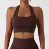 Solid Color Sports Bra Custom Crop Tops