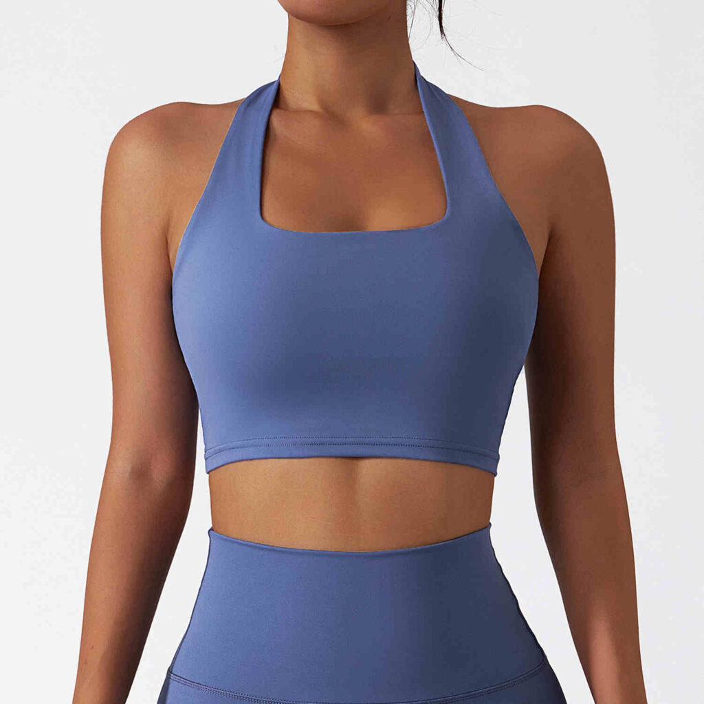 One Shoulder Sports Bra Custom Women bra