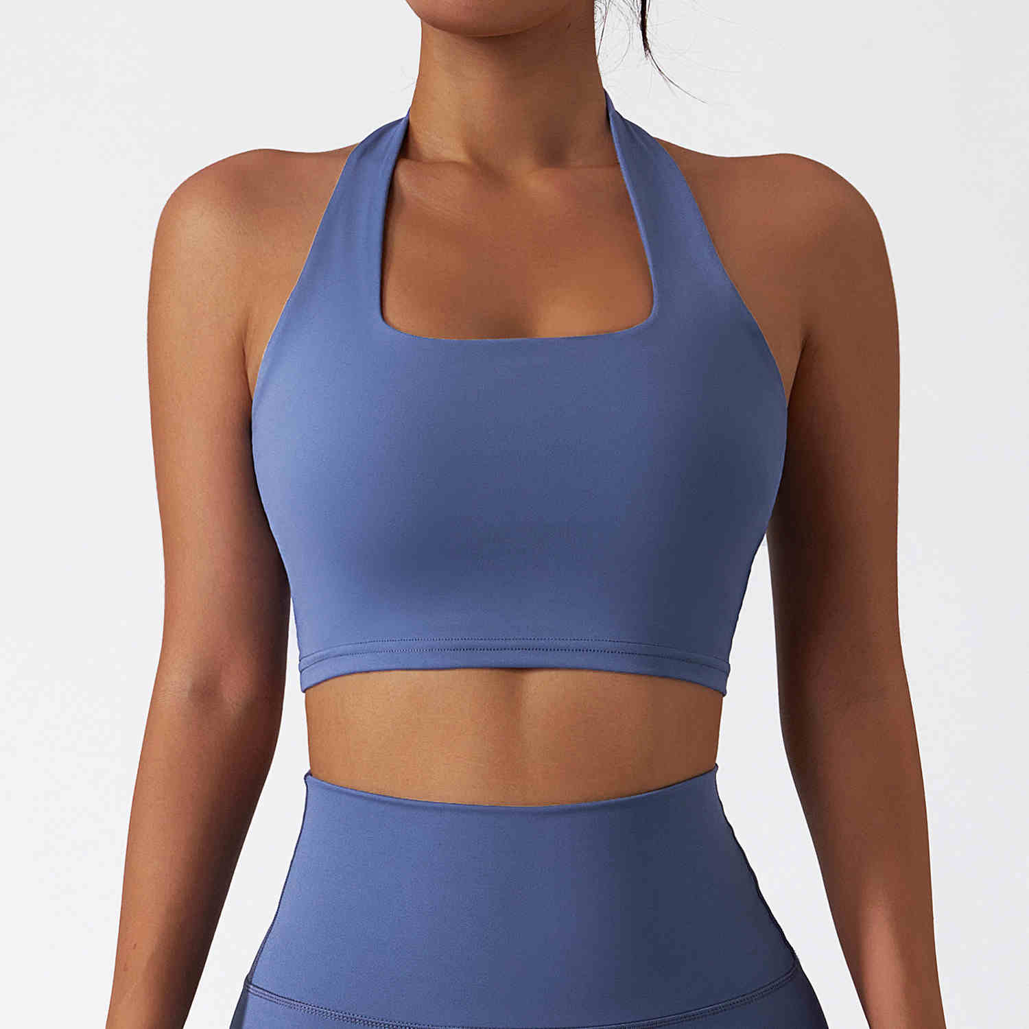 One Shoulder Sports Bra Custom Women bra