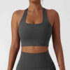 Solid Color Sports Bra Custom Crop Tops