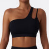 One Shoulder Sports Bra Custom Women Bra