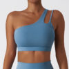 One Shoulder Sports Bra Custom Women Bra