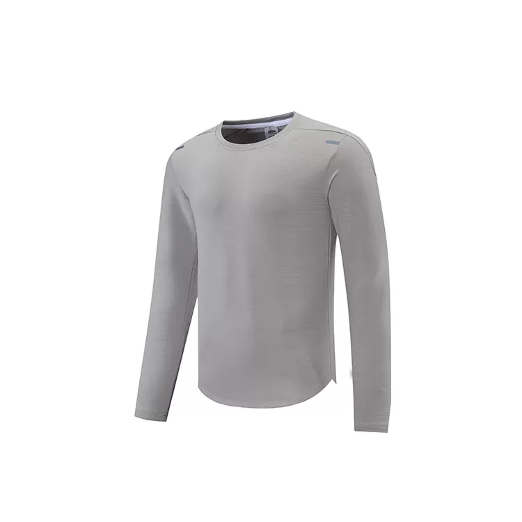 Wholesale Long Sleeve Shirts Men's Workout Shirts Gym Long Sleeve Top