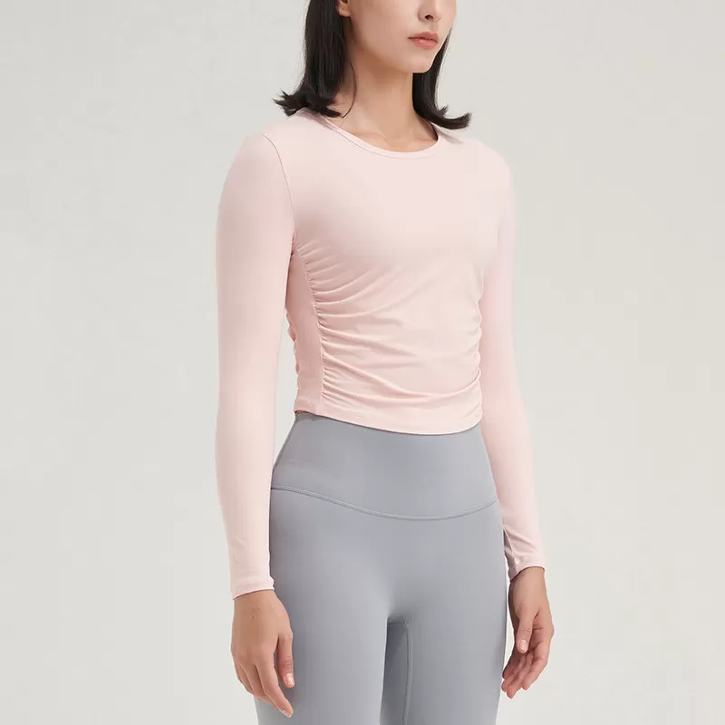 Long Sleeve Yoga Tops Sexy Long Sleeve Tops for Women SPCX47MY
