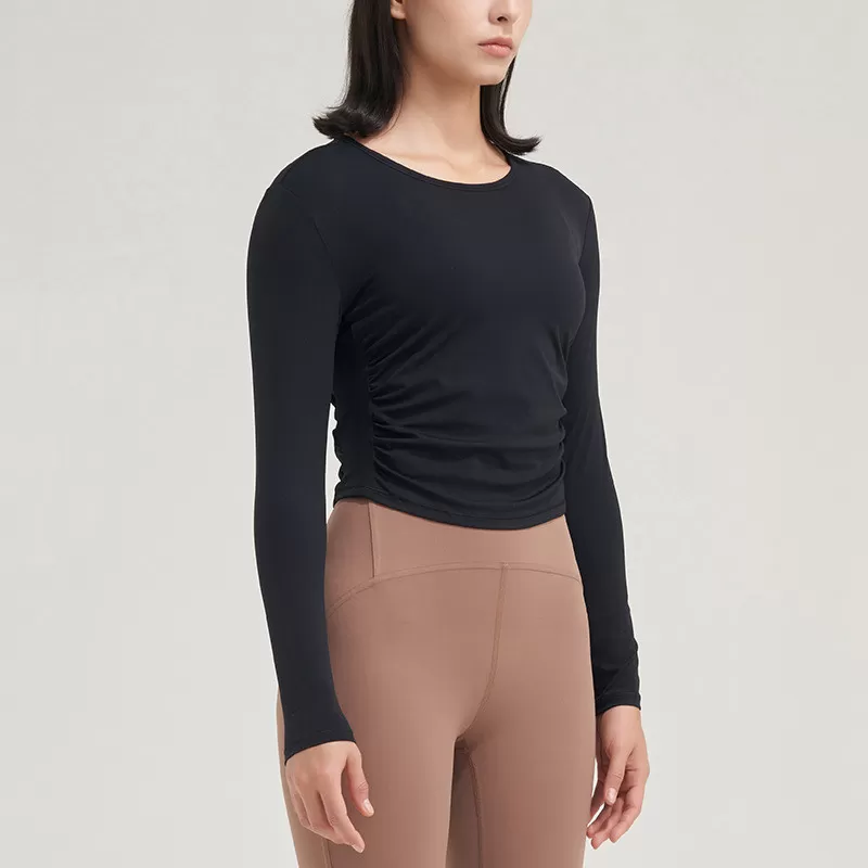 Long Sleeve Yoga Tops Sexy Long Sleeve Tops for Women SPCX47MY