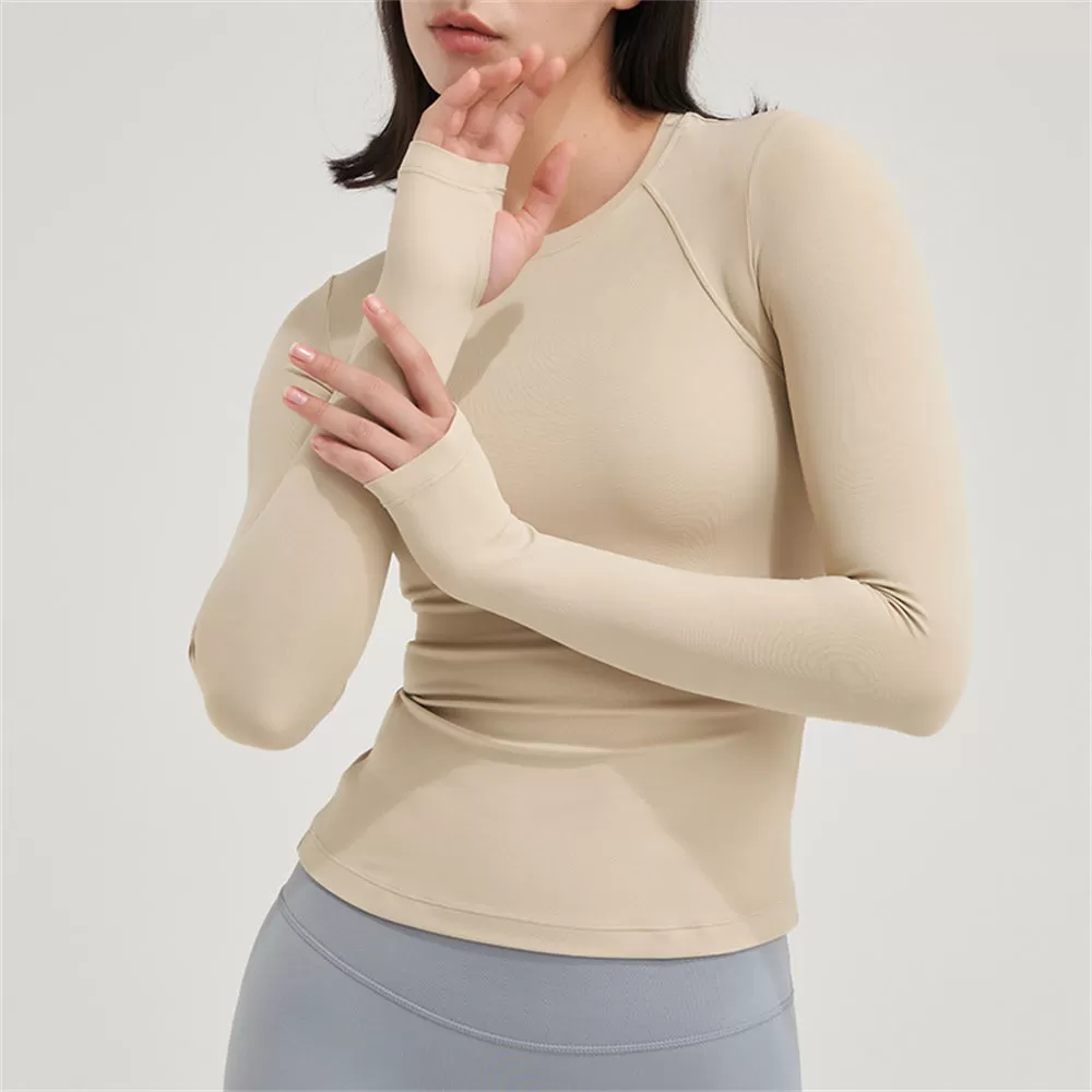 Women's Long Sleeve Top Bulk Order Long Sleeve Shirts Workout Top