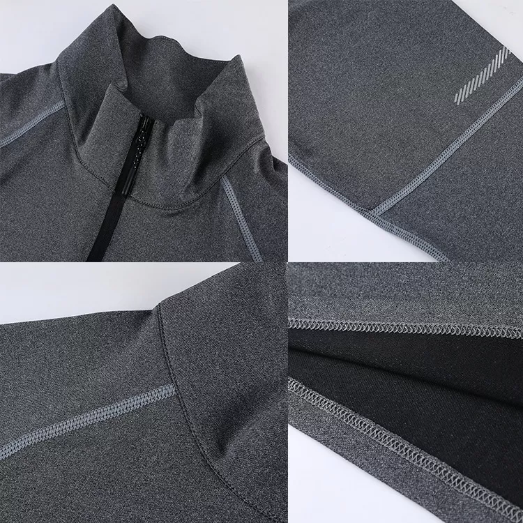 Wholesale Long Sleeve T-Shirts Men's Gym Clothes Polo Shirts