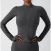 Women's Full Zip Yoga Jacket With Thumb Holes Women's Sports Jackets