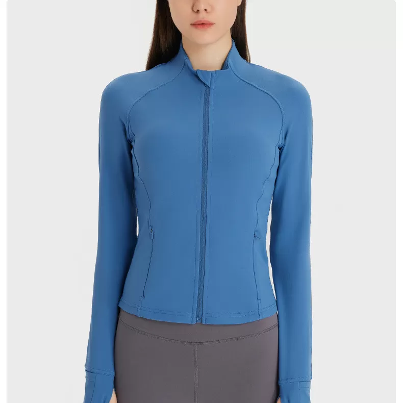 Jacket Wholesale In Bulk Zip Up Workout Jacket Women's Sports Jackets