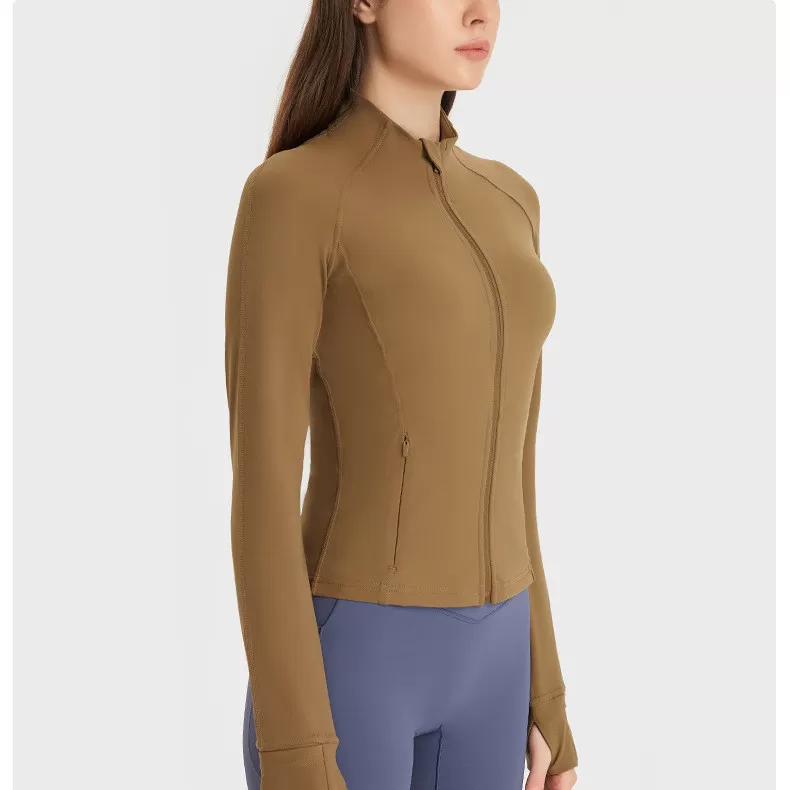 Jacket Wholesale In Bulk Zip Up Workout Jacket Women's Sports Jackets
