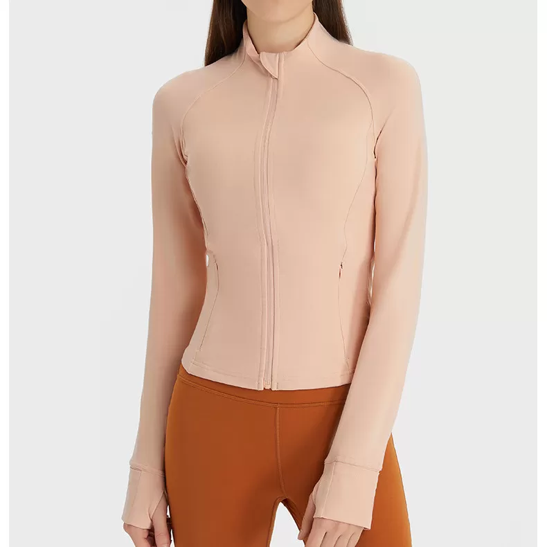 Jacket Wholesale In Bulk Zip Up Workout Jacket Women's Sports Jackets