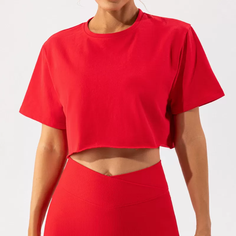 Women's Short Sleeve Tops Yoga Top Ladies' Athletic T-Shirt