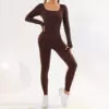 Long Sleeve Yoga Jumpsuit One-Piece Bodysuits Workout bodysuit