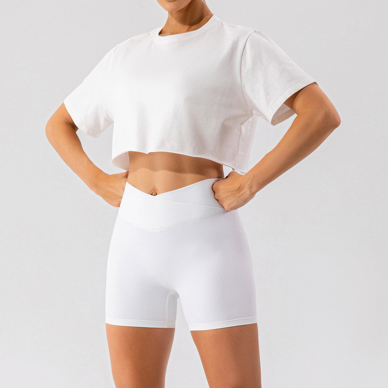 Women's Short Sleeve Tops Yoga Top Ladies' Athletic T-Shirt