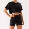 Women's Short Sleeve Tops Yoga Top Ladies' Athletic T-Shirt