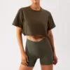 Women's Short Sleeve Tops Yoga Top Ladies' Athletic T-Shirt