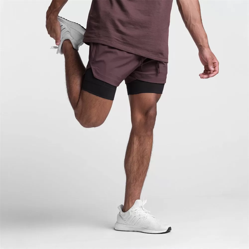 Men's Training Shorts Running Shorts Workout Shorts With Phone Pocket
