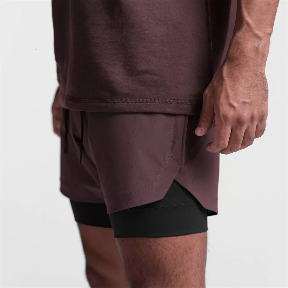 Men's Training Shorts Running Shorts Workout Shorts With Phone Pocket
