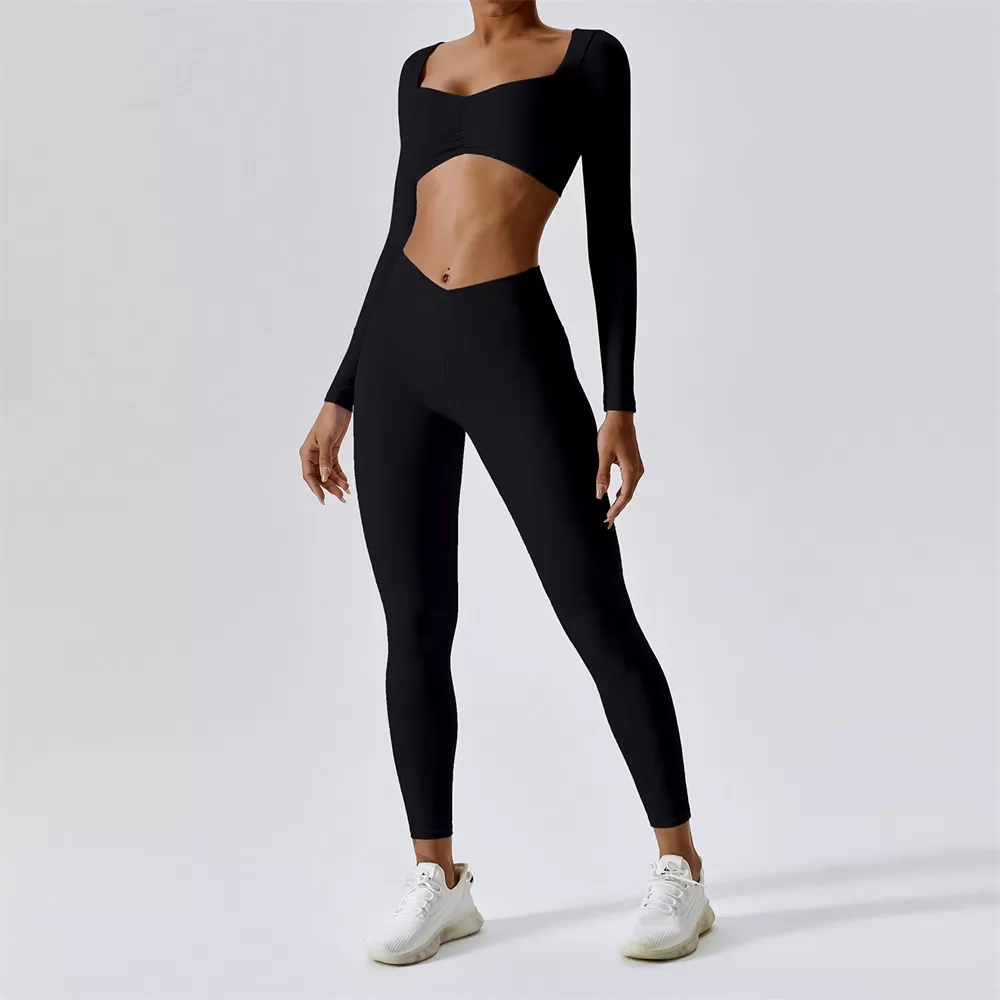 Activewear Manufacturer Athletic Sets Wholesale Gym Clothes SPTZ80182ZC