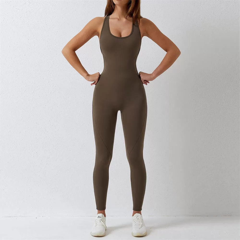 Activewear Jumpsuit Yoga One Piece Jumpsuit Bodysuit SPCLT8065ZC