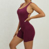 One Piece Shorts Romper Ladies One Piece Jumpsuit Bodysuit