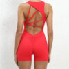 One piece Yoga Jumpsuit Workout Bodysuit Womens One Piece Jumpsuit