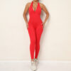 Ladies One Piece Jumpsuit Long Bodysuit Pants Romper