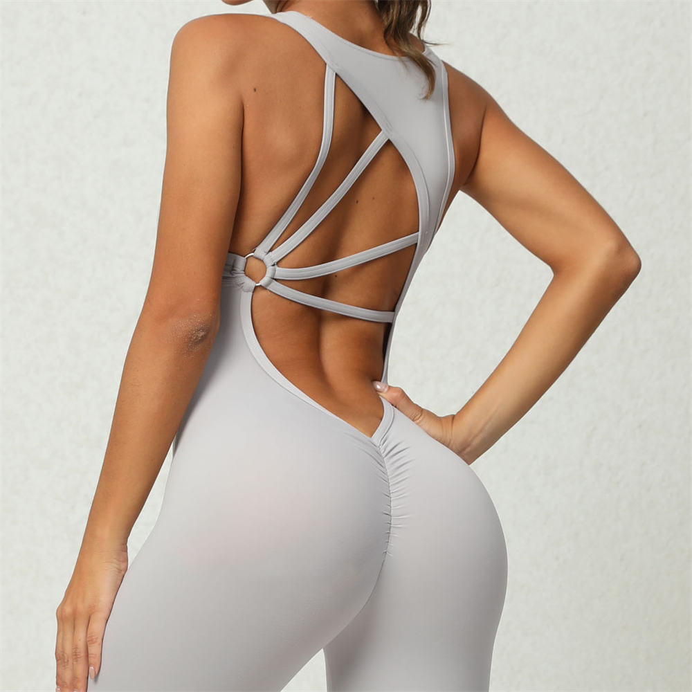 One piece Yoga Jumpsuit Workout Bodysuit Womens One Piece Jumpsuit