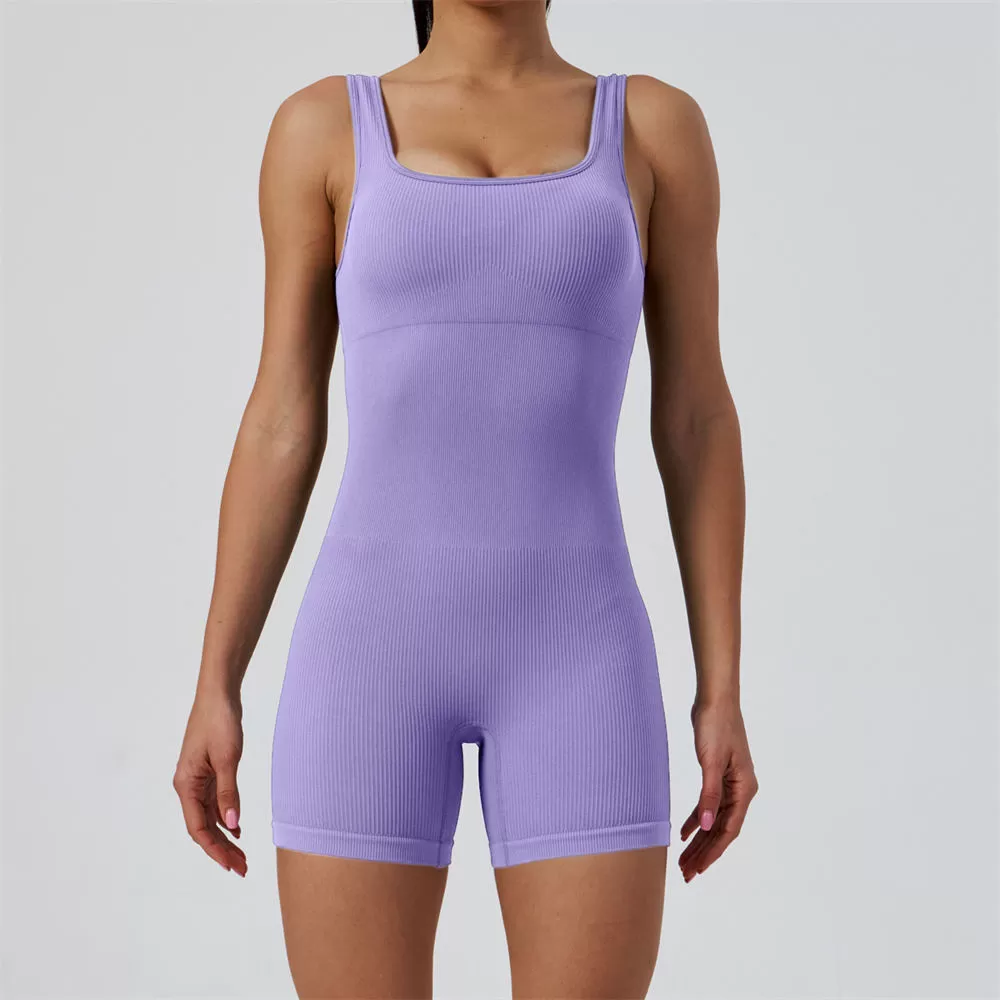 Combinaison de yoga et de gymnastique sans coutures pour femmes Combinaison de d