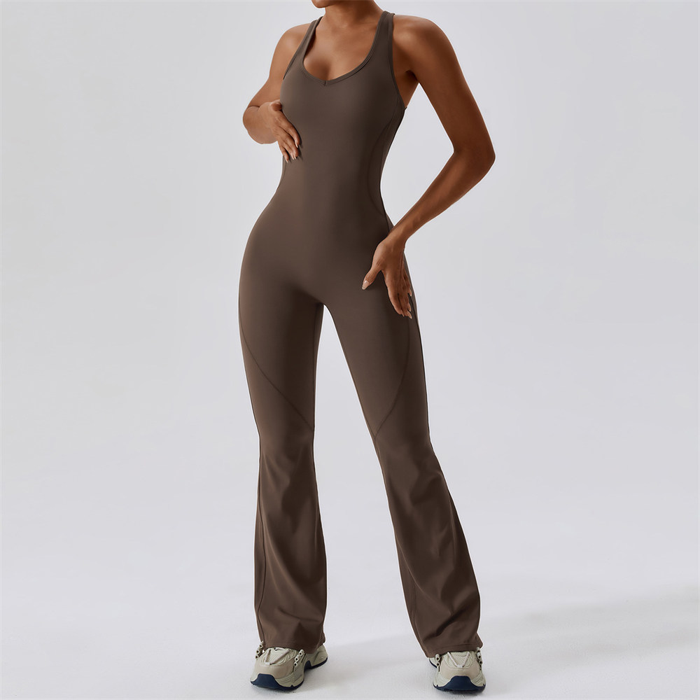 One Piece Workout Jumpsuit Activewear Jumpsuit Women's Yoga Jumpsuit