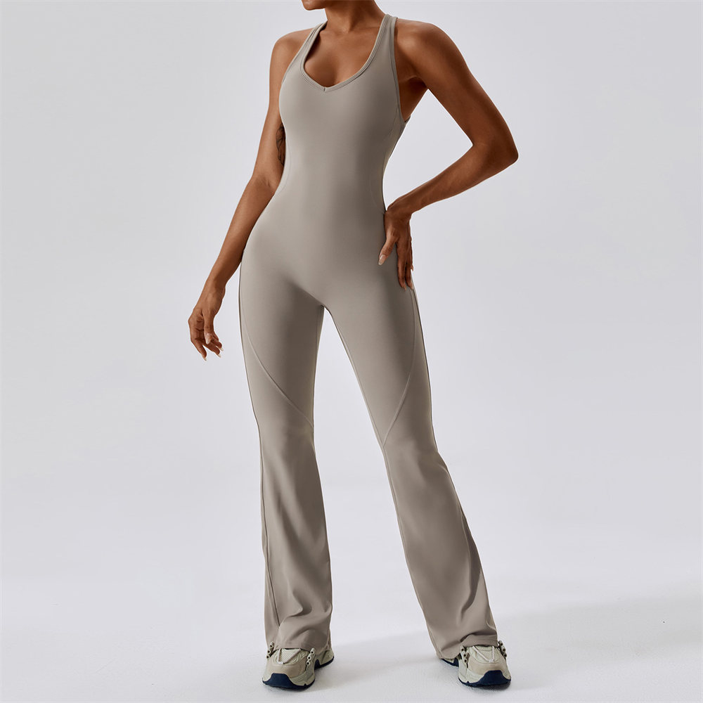 One Piece Workout Jumpsuit Activewear Jumpsuit Women's Yoga Jumpsuit