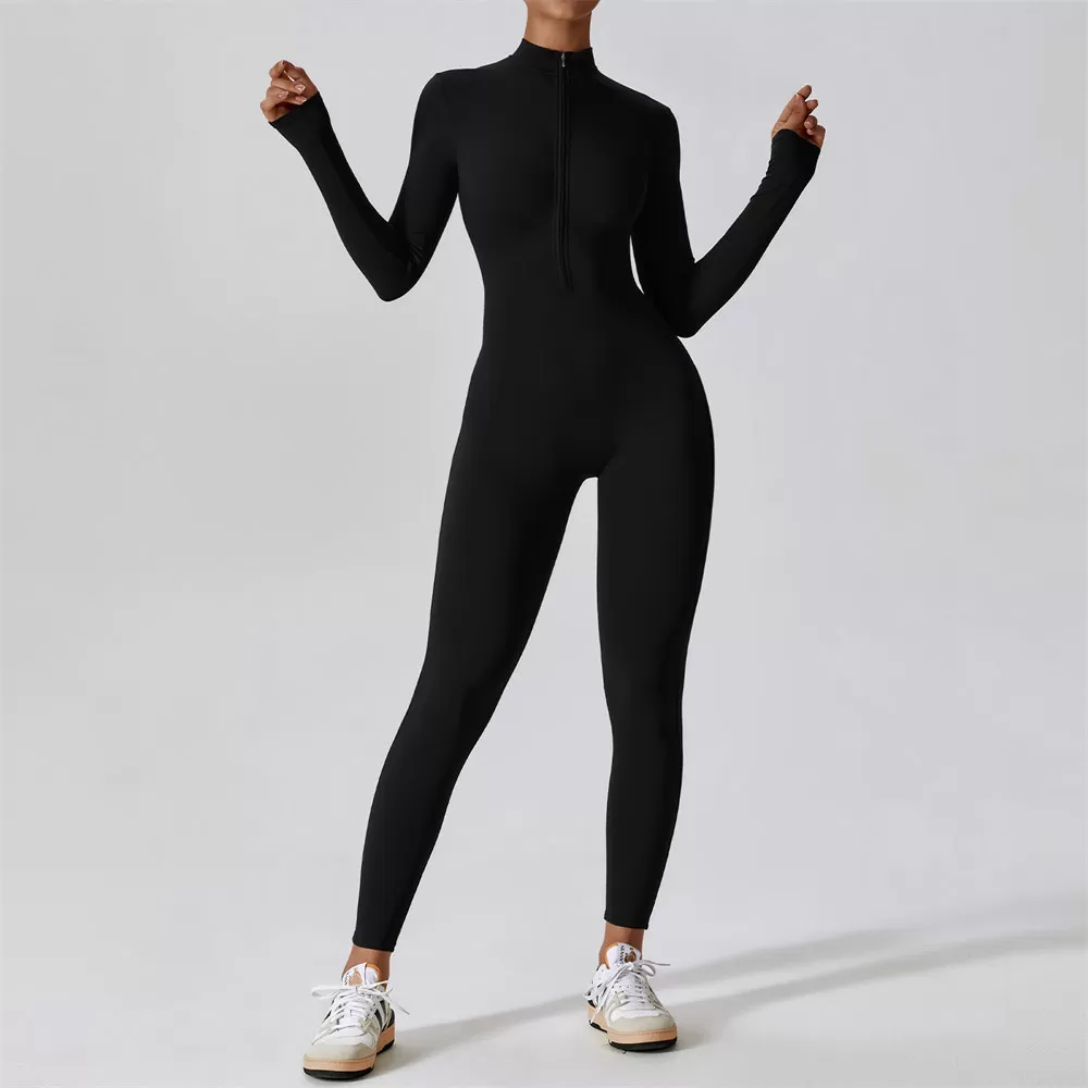Long Sleeve Jumpsuit Casual Jumpsuits for Women One Piece Jumpsuit