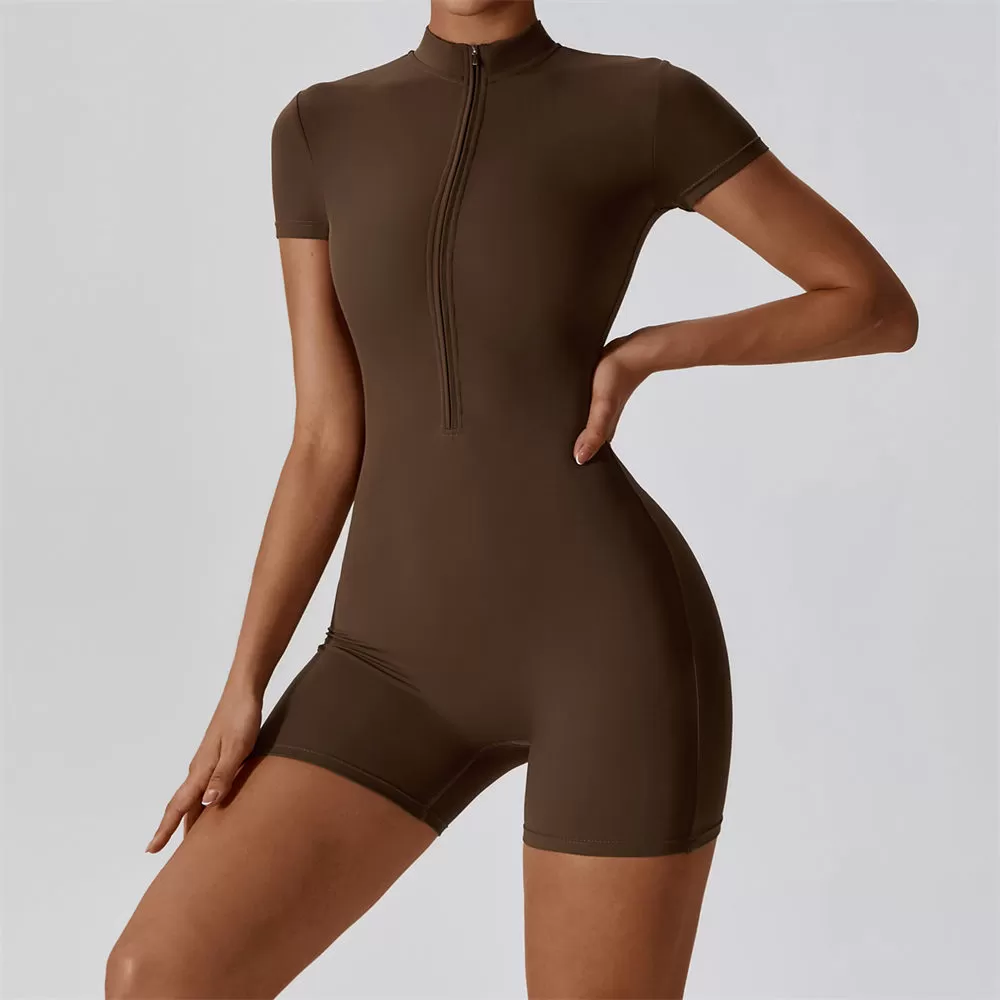 One Piece Workout Bodysuit Yoga Bodysuit Women's Workout Bodysuit
