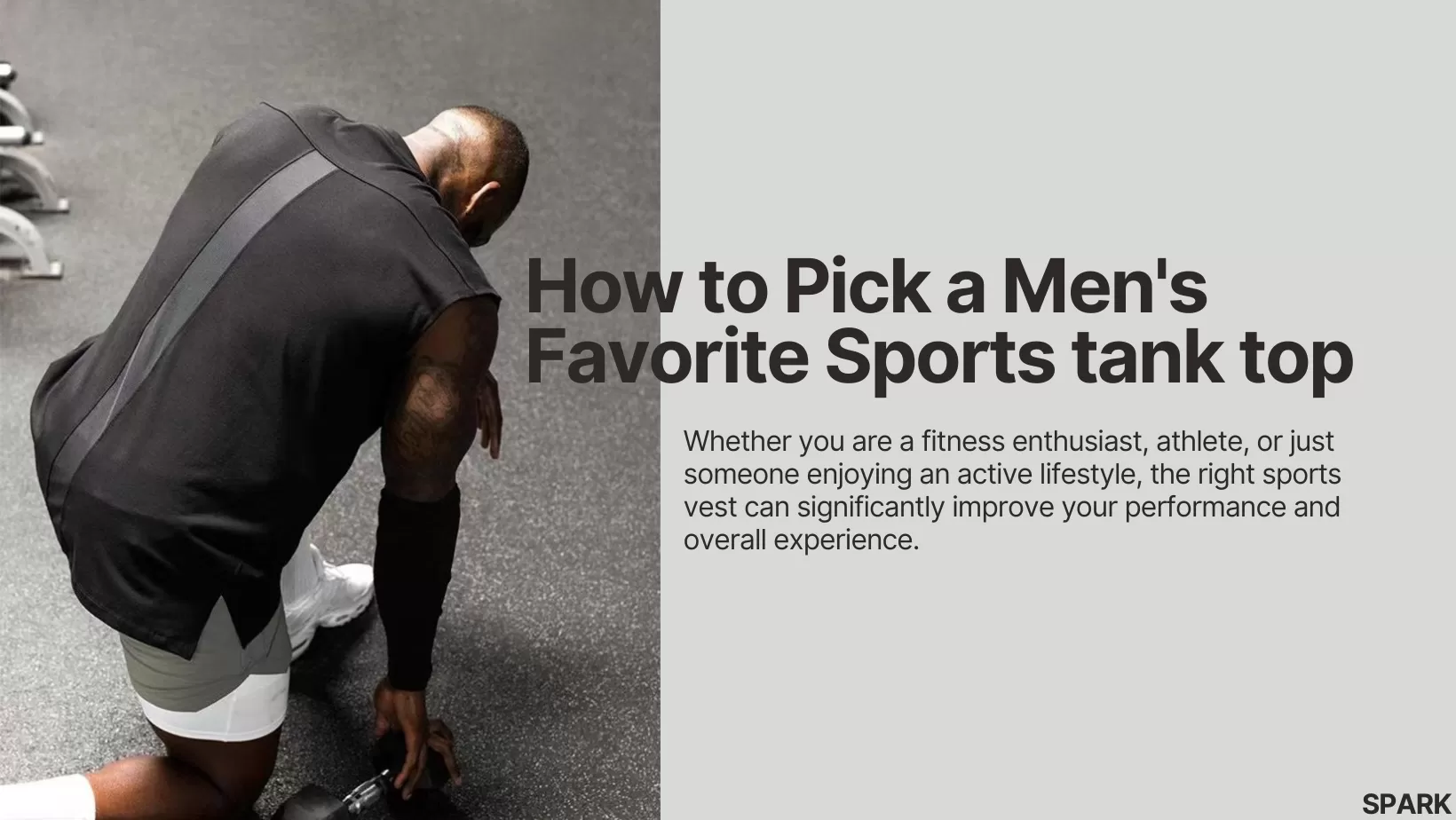 How to Pick a Men's Favorite Sports tank top