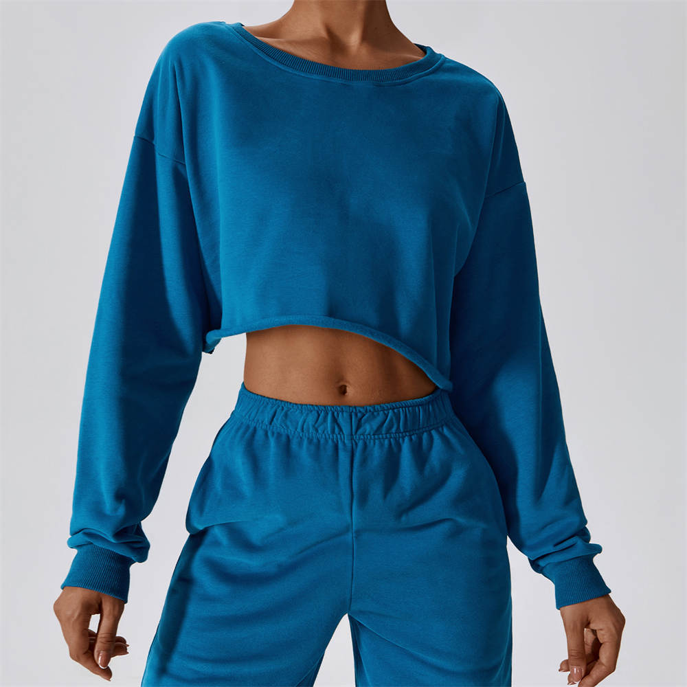 Long Sleeve Short Sweater Long Sleeve Sweatshirt Long Sleeve Crop Tops