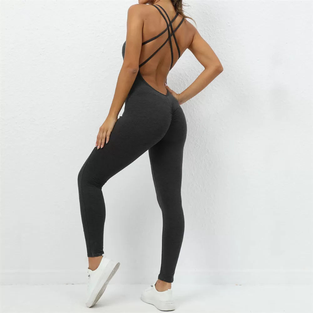 One Piece Athletic Jumpsuit One Piece Workout Jumpsuit Activewear Jumpsuit