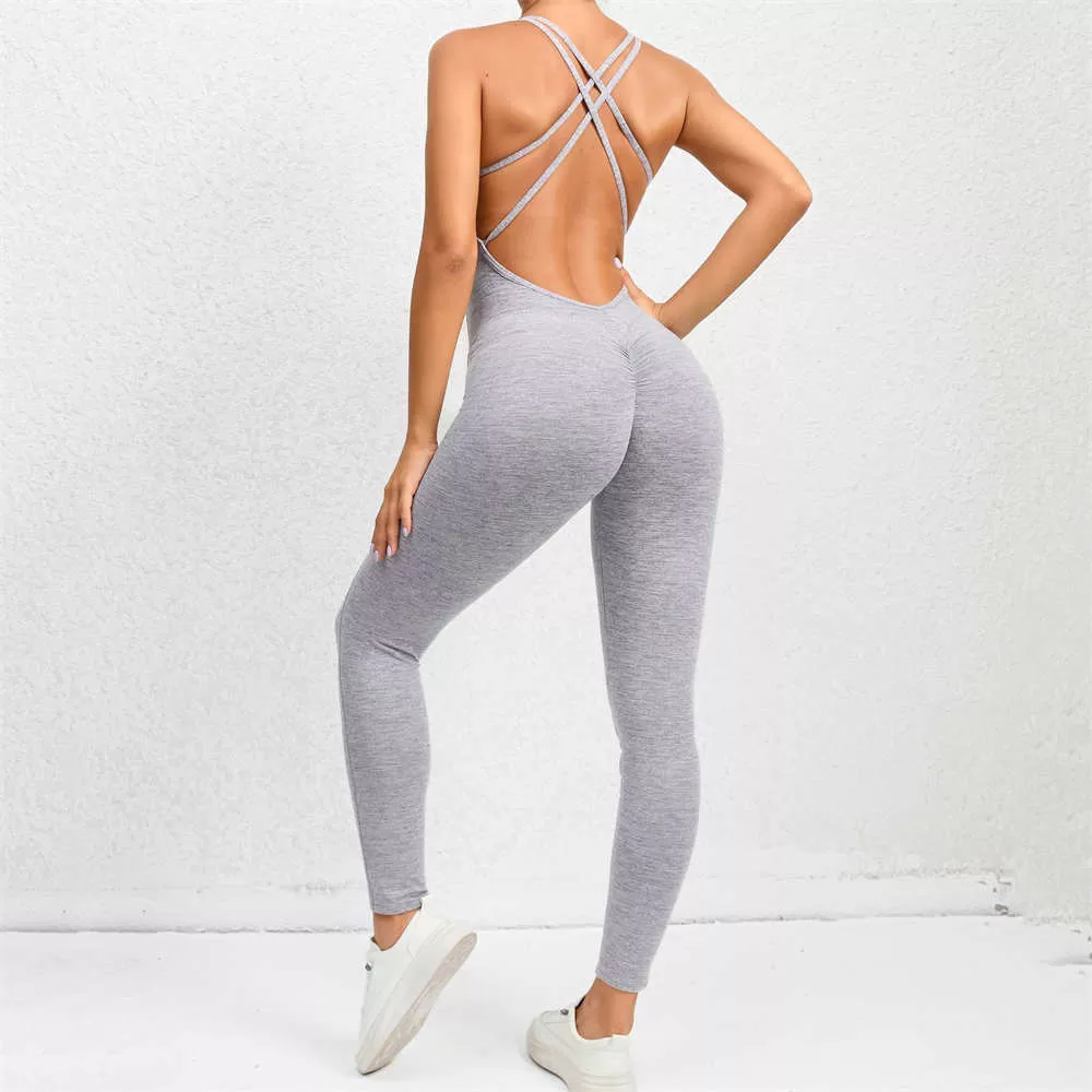 One Piece Athletic Jumpsuit One Piece Workout Jumpsuit Activewear Jumpsuit