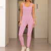 One Piece Workout Jumpsuit Activewear Jumpsuit Women's Yoga Jumpsuit
