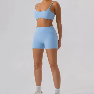 Hot Yoga Clothes Athletic Clothing Gym Fitness Clothing Suppliers Yoga Top Two Pieces Workout Set