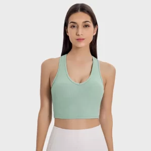 Summer Tank Tops Sexy Short Clothes Yoga Wear Manufacturer Breathable Crop Top