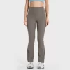 SPARK Ribbed Slimming Leggings Butt Lifting Hot Women in Yoga Pants Bell-Bottom Pants