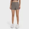Ribbed Running Shorts Custom Active Wear Shorts with Pockets Butt Lifting Yoga Pants