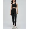 Mesh Top and Leggings Sets Wholesale Athletic Clothing Fake Two Yoga Set