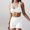 Square Neck Top Sexy Bra Women's Yoga Bra Sport Bra Wholesale Workout Crop Top