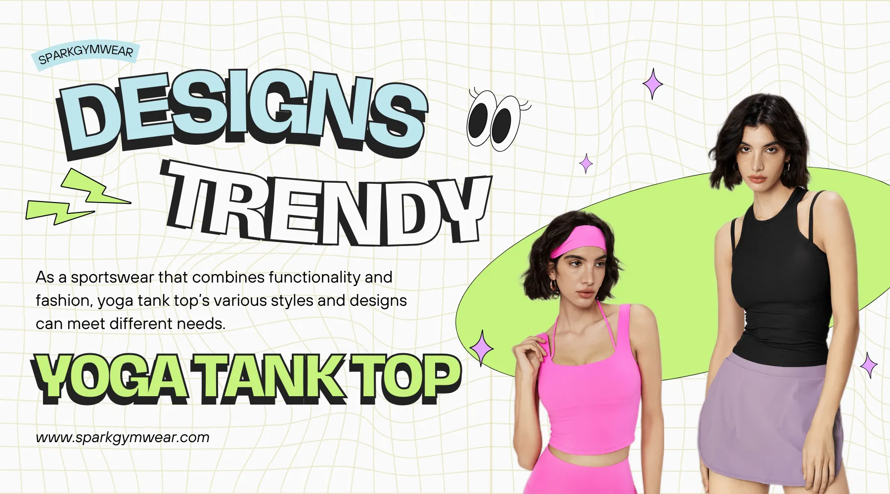 The Trend Designs of Yoga Tank Top