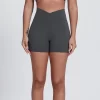 Elite Collection-High Waist Fitness V Cut Shorts for Women