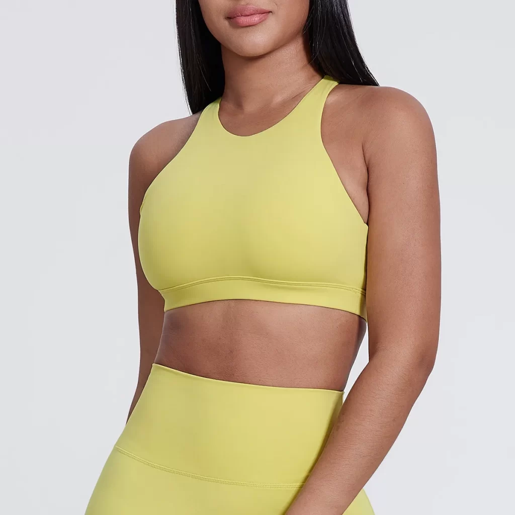 Elite Collection-Soft Cross Back Padded Bra for Workout Yoga