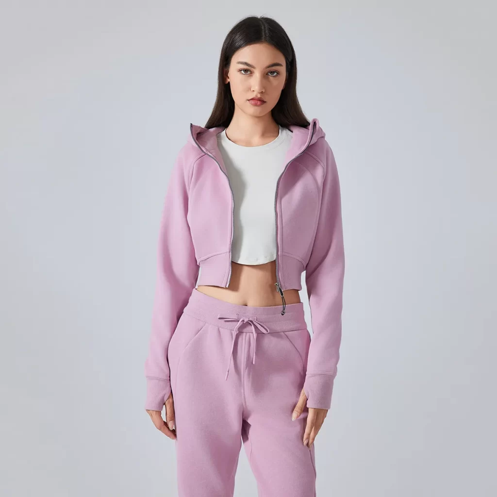 Custom Women's Long Sleeve Shirts Casual Crop Jackets
